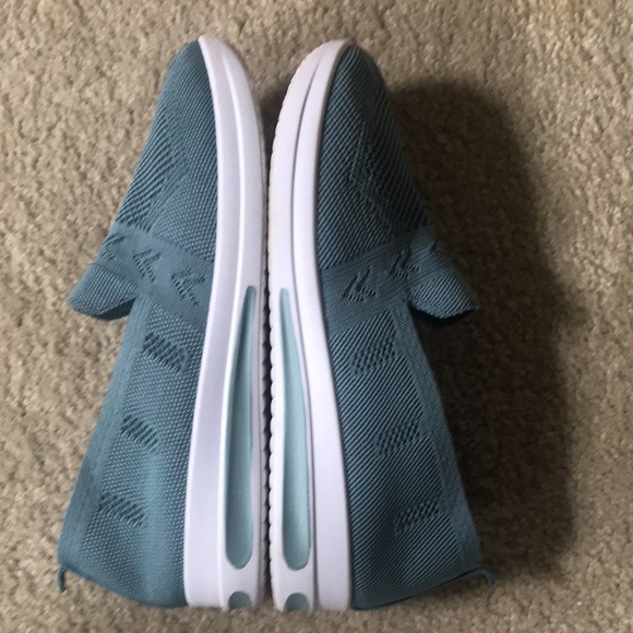 Women's Blue Step In Sock Style Comfort Shoes with Breathable Design-Size 40 - Picture 4 of 11